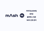 매쉬 vs. 매장 트래픽 분석 솔루션 4종 비교(LiDAR, RFID, 블루투스, Wifi)